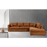 Scandic kotna sedežna garnitura iz umetnega usnja v konjak rjavi barvi (desni kot) hamburg – | Shoptok.si