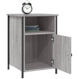  Noćni ormarići 2 kom boja hrasta 40x42x60 cm konstruirano drvo Siva | shoptok.hr