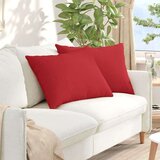 vidaXL jastučići za sofu 2 pcs crvena 70 x 50 cm tkanina | shoptok.hr