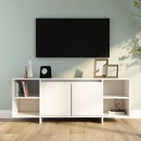 Maison Chic TV omarica - TV stojalo - Televizijska omarica bela 130x35x50 cm iverna plošča, (21701464) | Shoptok.si