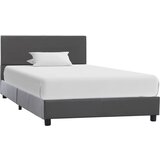vidaXL Posteljni okvir sivo umetno usnje 90x200 cm Cene