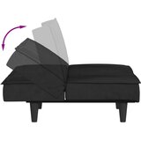  Kauč na razvlačenje crni baršunasti | shoptok.hr