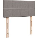 vidaXL Box spring postelja z vzmetnico taupe 90x200 cm blago | Shoptok.si
