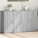 The Living Store Komoda 2 kosa siva sonoma 60x31x70 cm inženirski les - Komoda, (21657500) | Shoptok.si