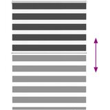  Zavjesa zebra crna 115x150 cm širina tkanine 110,9 cm poliester | Eponuda.com