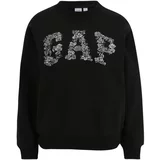 Gap Petite Sweater majica 'HERITAGE' siva / crna / bijela