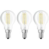Osram Retrofit Set LED sijalk kapljične oblike E14 - prozorna (E14, Ni mogoče zatemniti, Topla bela, 470 lm, 4 W, 3 kos) Cene