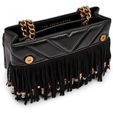 Kurt Geiger London KENSINGTON FRINGE BAG Crna Cijene