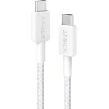 322 USB tip-C na USB tip-C kabl M/M 1.8m, 60W, pleteni, beli