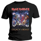 Iron Maiden majica Legacy Of The Beast M Črna