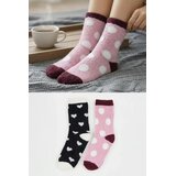 TRENDYOLMILLA Ženski set čarapa Thmaw26Co00014, 2 komada, Roze | Eponuda.com