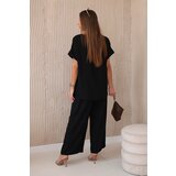Kesi Włoski Set with necklace blouse + pants black | Eponuda.ba