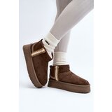 Boto Platform Snow Boots with Dark Green Pattern Udra | Shoptok.si