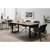 MID.YOU Jedilna miza , antracit, hrast artisan | Shoptok.si