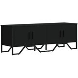 Maison Chic TV omarica - TV enota - Televizijska omarica črna 122x34x41 cm inženirski les, (21700204) Cene