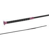 Dresurni bič SilkTouch CRYSTAL, Pink/black - 100 cm