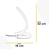Lesnina XXXL NAMIZNA LED-SVETILKA 16/16/32 cm | Shoptok.si