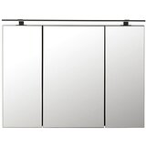 Premium Living Omara Z Ogledalom Timber, Temno Siva, Led Cene