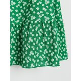 Sinsay Mini haljina na preklop s volanom u cvjetnom uzorku | shoptok.hr