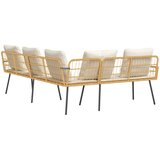 SOFA s jastukom Priroda 173 x 231 x 90cm Čelik | shoptok.hr