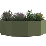  Sadilica Maslinasto zelena 120 x 120 x 35 cm Čelik | shoptok.hr