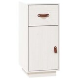  Komoda bela 34x40x75 cm trdna borovina, (20600791) | Shoptok.si
