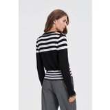 Marisse WOMEN'S SWEATER Z-SW-4842 WHITE_BLACK | shoptok.hr
