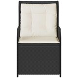  Vrtna klupa 2 pcs Crna poliratan | Eponuda.com