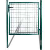  Jednokrilna ogradna vrata 100x100 cm Čelik s praškastim premazom | shoptok.hr