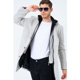 Dewberry PLT8395 BATTAL COAT-PATTERNED BEIGE Cene