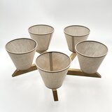  Brilagi - LED Plafonski luster ANTHONY 5xE14/40W/230V hrast/bež | Eponuda.com