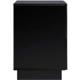  Noćni ormar Crna 33 5 x 34 5 x 50 cm Konstruirano drvo - Crna 1 | shoptok.hr