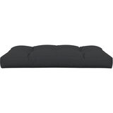  Jastuk za palete crni 120 x 80 x 12 cm od tkanine | Eponuda.com