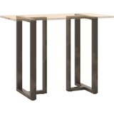 Noge barske mize T-oblike 2kosa naravno jeklo 60x35x(110-111)cm, (21828596) | Shoptok.si