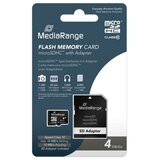 Mediarange Germany 4gb micro sdhc+adap c10/mr956 Cene