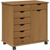  Mobilni ormar s kotačem Medeno smeđa 63,5 x 39 x 65,5 cm | Eponuda.com