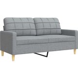 vidaXL 2-dijelni set sofa s jastucima svjetlosivi od tkanine | shoptok.hr