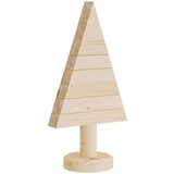vidaXL Drvena ukrasna božićna drvca 2 kom 30 cm od masivne borovine | shoptok.hr