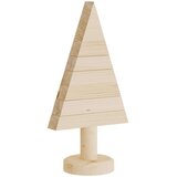 vidaXL Lesena novoletna jelka za okras 2 kosa 30 cm trdna borovina | Shoptok.si