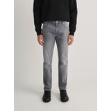 Reserved - Slim traperice isprana izgleda - light grey | shoptok.hr