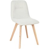 Cantus STOL, les, tekstil barve hrasta, svetlo siva | Shoptok.si