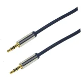 CA10500 utičnica audio priključni kabel 5.00 m tamnoplava (mat)