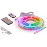  Komplet 1x LED RGBW traka NEO LITE LED/24W/230V 5 m IP65 Wi-Fi + 5x profil 1 m + daljinski upravljač | Eponuda.com