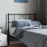  Kovinsko posteljno vzglavje črno 100 cm, (21295666) Cene