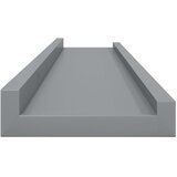  Zidne police 4 kom sive 80 x 9 x 3 cm | shoptok.hr