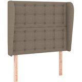  Uzglavlje s ušima smeđesivo 103x23x118/128 cm od tkanine | Eponuda.ba