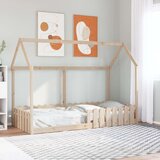  Okvir kreveta za dječju kućicu 90 x 190 cm od masivne borovine | shoptok.hr