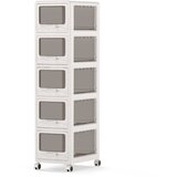Costway Omara na kolesih s 5 predali Kuhinjska omara, (5000331403) | Shoptok.si