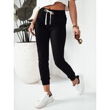 DStreet Spodnie damskie dresowe MILA czarne | Shoptok.si