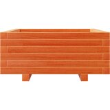  Vrtna sadilica voštano smeđe boje 60x60x26,5 cm od borovine | shoptok.hr